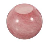 MOLUCKFU Replacement Globe Lampshade Pink Ball Lamp Shade 4.7 Inch Round Glass Shade for Pendant Lighting Fixture Indoor Decor