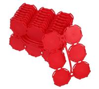 MOLUCKFU Reusable Beverage Can Carrier Handle 6pcs for Slim Cans Red Plastic Holder Lightweight Drink Carrier for Parties Festivals and Travel 10pcs Set