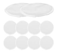 MOLUCKFU Reusable Washable Nursing Pads Highly Absorbent Leakproof for Breastfeeding 10 Pcs Breathable Fibre Breast Pads Nursing Liners for Maternity