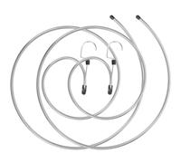 MOLUCKFU Rotating Stainless Steel Spiral Sheet Drying Rack 2Pcs Space Saving Clothes Hangers for Laundry Bed Sheets and Pillowcases