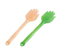 MOLUCKFU Silicone Acupoint Massage Pat 2pcs Set, Body Acupoint Tapping Tool for Full-Body Muscle Relief, Thickened Handheld Massage Pat for Neck and Back Wellness at Home Random Color