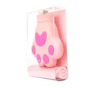 MOLUCKFU Silicone Cat Paw Ice Bag Cooling Pouch Pink Hot and Cold Reusable Gel Pack for Summer Relief and Therapy