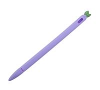 MOLUCKFU Silicone Stylus Pen Cover and Sleeve Compatible with Apple Pencil 2, Cartoon Carrot Design, Protective Soft Case for Tablet Stylus, Anti-scratch Accessory for Digital Artists