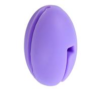 MOLUCKFU Silicone Temperature Probe Clip Holder Pot Side Thermometer Stand Purple Temperature Probe Fixing Clip for Cooking and Syrup Measurement