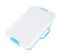 MOLUCKFU Small Portable Sand Tray Lid Boys and Girls Sensory Toy Storage Box Abs Material Indoor Outdoor Sandbox Toy for Children