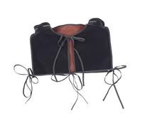 MOLUCKFU Smokeless Moxa Box Cover Cloth Filter, Black Six-Unit Moxibustion Holder Sleeve for Neck and Therapy, Protective Moxa Container Cover Suitable for Home Use