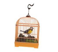 MOLUCKFU Sound Activated Bird Toy with Realistic Movements and Chirping Sounds for Boys and Girls Interactive Birdcage Decoration for Desktop Engaging for All Ages No Batteries Included