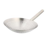 MOLUCKFU Stainless Steel Colander Strainer Spoon for Cooking with High Temperature Tolerance and Convenient Storage, for Daily Use Filtering French Fries and Meat