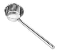 MOLUCKFU Stainless Steel Ladle, Long Handle Water Scoop Cup for Kitchen and Restaurant Use, Labour-Saving, No Burr, Silver, Multipurpose Water Scoop
