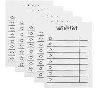 MOLUCKFU Students Note Paper Memo Pad for Personalizing Work and Plan Organizing, White Paper Notepad Suitable for Teachers and Office Workers to Keep a Diary or Skills