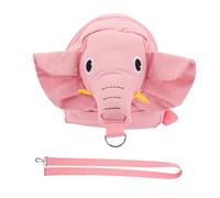 MOLUCKFU Toddler Backpack Lightweight Cotton Harness Elephant with Leash Comfortable Safety Leash Backpack for Children for Outdoor Activity and Park Use