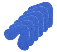 MOLUCKFU Trimable Portable Nasal Pads Double-sided Adhesive Nose Strips Nasal Guard for Skin Irritation Relief and Fit Compact Nose Protector with Fresh Feeling Blue