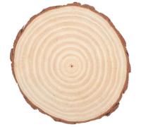 MOLUCKFU Unfinished and Easy, Paint with Smooth Home Surface Decor Round Wood Blank Circles for Creative Wooden Centerpiece Cutouts Handicrafts for Table Decorations and DIY Projects