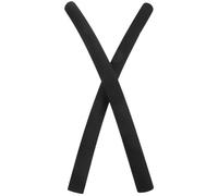 MOLUCKFU Universal Baby Stroller Handle Cover with Soft Sponge Grip Protective Stroller Bar Sleeve for Pushchairs Black Foam Armrest Protector 2pcs Set