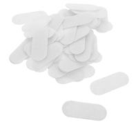 MOLUCKFU Water Drop Clip DIY Felt Pads 100pcs White Felt Pads with Stable Base for Hair Clips Making Kit and Crafting Activities for