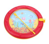 MOLUCKFU Wave Bead Drum Musical Instrument Educational Percussion Safe Plastic Ocean Theme for Boys Early Music Learning and Interaction
