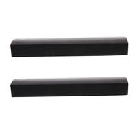 MOLUCKFU Wooden Calligraphy Paper Weight Black Rectangular Wood