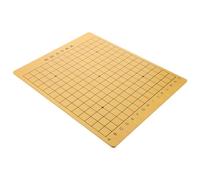 MOLUCKFU Wooden Double-Sided Chessboard with Gobang and Chinese Chess 0.3 Size Board Game Accessory for Family and Travel Use