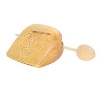 MOLUCKFU Wooden Percussion for Simple to Use Buddhist Instrument Enhances Rhythm Skills Teaching Tool for Boys and Solid Pine Construction