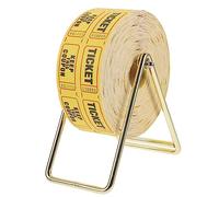 MOLUCKFU Yellow Raffle Tickets with Easy Ticket Dispenser Stand Portable for Lottery Entry Reward Party Events Fundraisers and Game Activities
