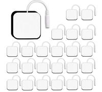 Molufeibe 24 Pcs Replacement Electrodes Pads for TENS Unit