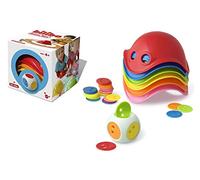 Moluk Bilibo Game Box, Baby Toy, 6 Assorted Mini, 36 Color Pixel chips, 1 Elastic Dice, 1 Pixel Pouch, Ideal for Toddler, Indoor, Outdoor Fun, Plastic Toys for Kids, Creative Fidget, 4+ years