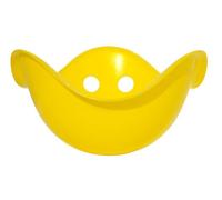 MOLUK Bilibo Midi Open-Ended Sensory Toy for Toddlers & Kids, Stack, Scoop & Explore Through Imaginative Play, Compact Swiss Design Toddler Toy for Home & Travel, Yellow