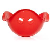 MOLUK Bilibo Midi Open-Ended Sensory Toy for Toddlers & Kids, Stack, Scoop & Explore Through Imaginative Play, Compact Swiss Design Toddler Toy for Home & Travel, Red