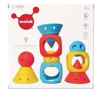 MOLUK Building Genius Open-Ended Construction Toy for Toddlers & Kids, Creative STEM Building Set for Imaginative Play, Encourages Problem Solving & Spatial Thinking, Swiss Design