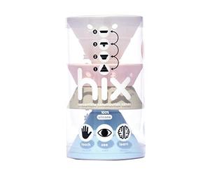 MOLUK Hix Soft Silicone Construction Building Blocks Educational Toy for Ages 2+ - Pastel