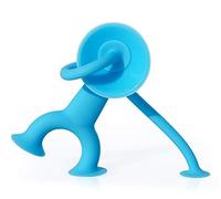 MOLUK OOGI Blue, Extensible Toy with Suction Cups | Silicone Travel Companion, Soft Toys for Children | Kids Toy, Elastic Fidget Fun | Encourages Creativity, Non-Toxic, 3+ years