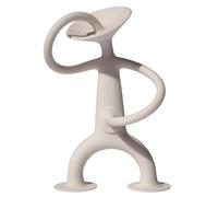MOLUK OOGI Figure Toys, Silicone Sucker Toy for Kids, STEM Learning Gift Idea, Enhances Hand-Eye Coordination, Fine Motor Skills, Travel-Friendly, Non-Toxic, Indoor, Outdoor, Bath Time Fun, Beige