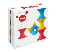 MOLUK Tulu 9 Set Open-Ended Stacking Toy for Babies & Toddlers, Flexible Silicone Balancing & Nesting Toy for Creative Play, BPA-Free Swiss Design, Ages 1+
