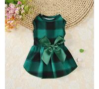 MOLUO Wedding Dog Dresses Green Tulle Skirts For Small Dogs Sweet Bowknot Skirt Summer Tutu Dress Dog Clothes For Chihuahua Apparel