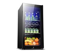 MOLVUS 24 Bottle Compressor Wine Cabinet Refrigerator, Large Independent Wine Cellar, with Lock, Temperature Control Refrigerator, Tempered Glass Door (Black 95 * 45 * 50cm)