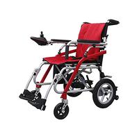 MOLVUS Electric Wheelchair Intelligent Lightweight Folding Compact Magnesium Alloy Material Durable Wheelchair Safe and Easy to Drive for Disabled and Elderly Mobility