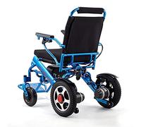 MOLVUS Folding Electric Wheelchairs, Lightweight Intelligent, Durable Wheelchair, Safe and Easy to Drive, for Extra Comfort, Support