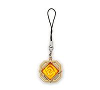 MOLVUS Genshin Impact Liyue Keychain Cosplay Keyring Phone Lanyard Pendant Decoration Elemental Gem