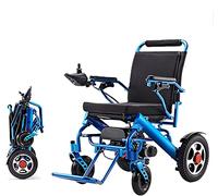 MOLVUS Lightweight Folding Carry Electric Wheelchairs for Adults Durable Compact Transit Travel Wheelchair Safe and Easy to Drive for Extra Comfort Support 220 Lb