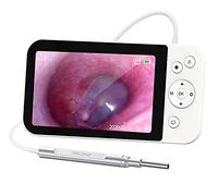 MOLVUS Portable USB Digital Otoscope Camera, LCD Digital Ear Otoscope Camera with 5 Inch 1080P HD Screen Ear Cleaner 3.9Mm Inspection Endoscope Ear Wax Removal Tool.
