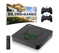 MOLVUS Super Console x King Retro Game Console Built-in 88000+ Games, Plug-Play Video Game Console for TV,S922X Chip,2 Wireless Controllers, Gift for Friend/Family (64GB)