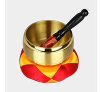 MOLVUS Tibetan Bowl Singing Bowl Decorative-wall-dishes Home Decoration Decorative Wall Dishes Tibetan Singing Bowl (Size : 21.5cm)
