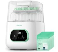 MOLWAY Upgraded Bottle Washer Pro, All-in-One Baby Bottle Washer and Sterilizer & Dryer, Cleaning Machine for Bottles, Pump Parts & Baby Essentials, Effortless Care, Replaces Hand Washing
