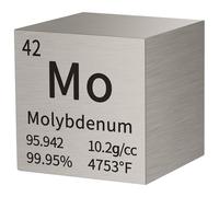 Molybdenum Element Cube, 0.4 in (1 cm) Metal Block, High Purity 99.95%, Collection Display Piece, Engraved Symbol, Scientific Learning Tool