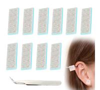 MOLZINY 100 Pieces Acupuncture Ear Point Patches Ear Pressure Patch for Ear Pressure Massage Ear Therapy