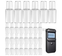 MOLZINY 30 Pieces Professional Breathalyser Mouthpieces Replacement Mouthpieces for Alcohol Test Portable Hygienic Safe Disposable Spouts (Breathalyzer Not Included)