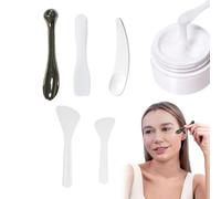MOLZINY 5 Pieces Cream Spatula 2 in 1 Eye Cream Massage Stick Small Cream Cosmetic Spatula Small Cosmetic Spatulas Perfect for Various Creams Moisturizing Cream