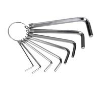 MOLZINY 8pcs Allen Key Set Bicycle Mini Hex Key Hex Key 1.5 mm to 6 mm Allen Key Set Durable Alloy Steel Allen Key for Furniture Assembly