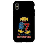 Mom 67 Meme Birthday 7 Years Old Building Blocks Bricks Case for iPhone X/XS