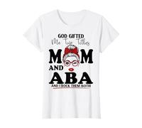 Mom and ABA Applied Behavior Analysis Mothers Day T-Shirt
